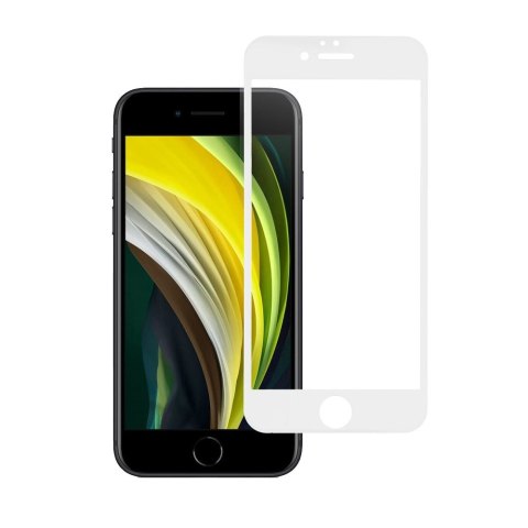 Szkło hartowane do iPhone 6 / 6S (full glue) Blue Star 5D białe