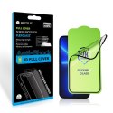 Szkło hybrydowe 5D Full Glue do iPhone 16 PLUS Bestsuit Flexible czarne