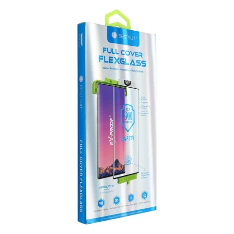 Szkło hybrydowe 5D Full Glue do Xiaomi Redmi NOTE 14 PRO Bestsuit Flexible (Hot Bending) czarne