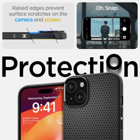 SPIGEN futerał LIQUID AIR do IPHONE 15 Plus matte black