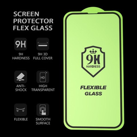Szkło hybrydowe 5D Full Glue do Samsung S26 PLUS Bestsuit Flexible (działający czytnik) czarne