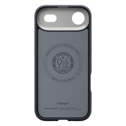 SPIGEN futerał NANO POP MAG kompatybilny z MagSafe do IPHONE 17 Air black sesame