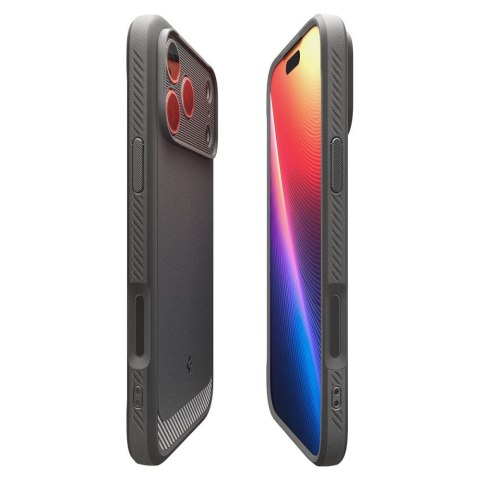 SPIGEN futerał RUGGED ARMOR MAG kompatybilny z MagSafe do IPHONE 17 Pro Max gray