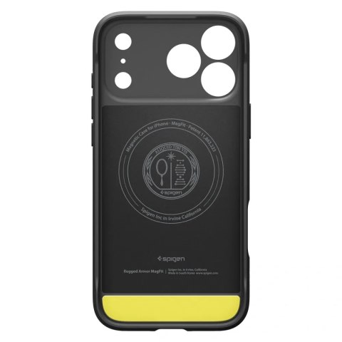 SPIGEN futerał RUGGED ARMOR MAG kompatybilny z MagSafe do IPHONE 17 Pro Max matte black