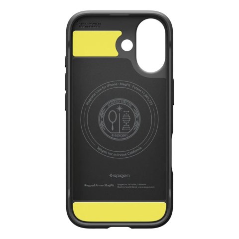 SPIGEN futerał RUGGED ARMOR MAG kompatybilny z MagSafe do IPHONE 17 matte black