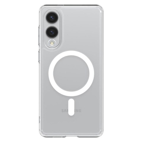 SPIGEN futerał ULTRA HYBRID MAG kompatybilny z MagSafe do SAMSUNG S25 Edge clear white