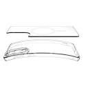 SPIGEN futerał ULTRA HYBRID MAG kompatybilny z MagSafe do SAMSUNG S25 Edge clear white