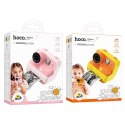 Aparat cyfrowy dla dzieci z drukarką Hoco 1MP 2,0" HD Ready DV200 różowy