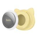 Lokalizator zgodny z Apple Find My Hoco w kształcie kota E91D beżowy