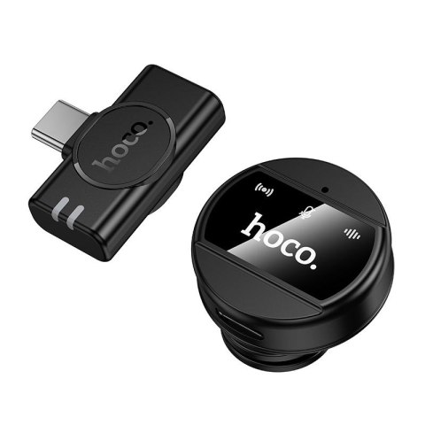 Mikrofon bezprzewodowy USB C Hoco L21 czarny