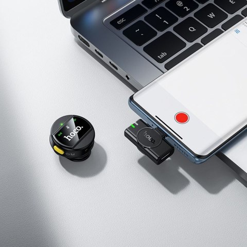 Mikrofon bezprzewodowy USB C Hoco L21 czarny