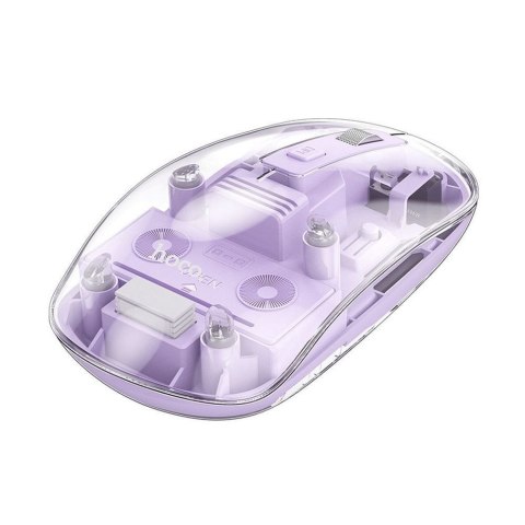 Myszka bezprzewodowa Hoco 2,4G 1600 dpi GM29 fioletowa