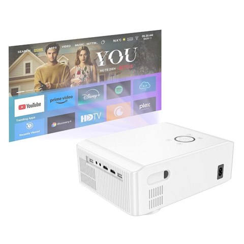 Projektor Full HD Hoco z systemem Android Wi-Fi Bluetooth 1080P DT3 biały