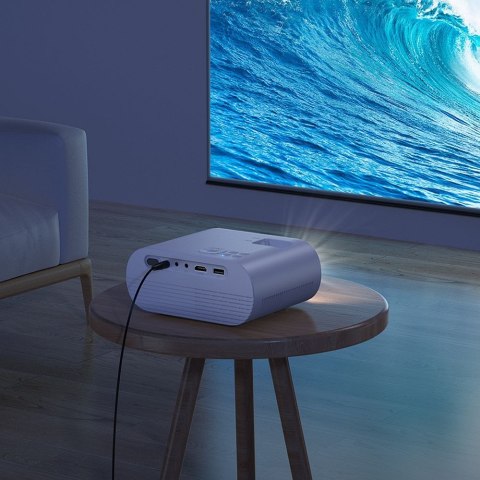 Projektor HD Ready Hoco Wi-Fi Bluetooth 720P DT1 biały