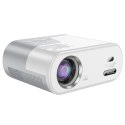 Projektor HD Ready Hoco z systemem Android Wi-Fi Bluetooth 720P DT2 biały