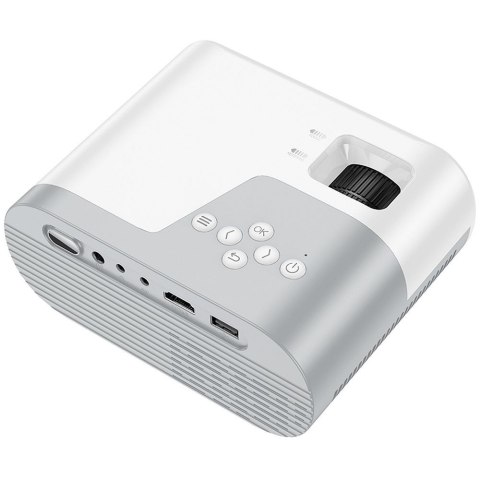 Projektor HD Ready Hoco z systemem Android Wi-Fi Bluetooth 720P DT2 biały