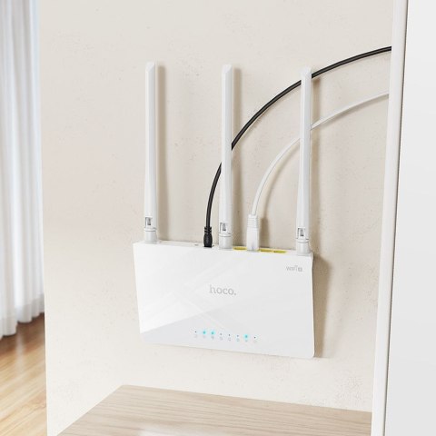 Router bezprzewodowy Hoco WiFi4 HI30 biały