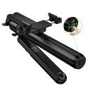 Selfie stick Hoco tripod z pilotem bezprzewodowym obrotowy 360 stopni z automatycznym śledzeniem twarzy K32 czarny