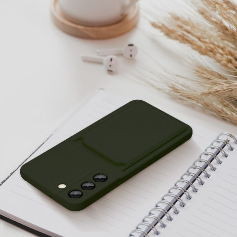Futerał do Samsung A25 5G Card Case zielony