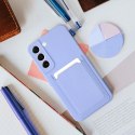 Etui na Samsung A35 5G Card Case fioletowe