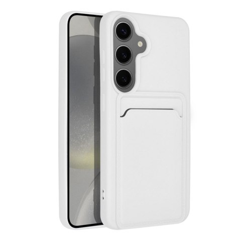 Etui na Samsung S24 Card Case białe