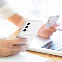 Etui na Samsung S24 ULTRA Card Case białe