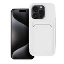 Etui na iPhone 15 PRO Card Case białe