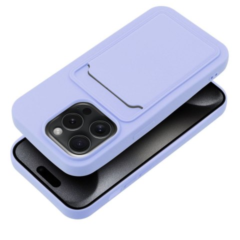 Etui na iPhone 15 PRO Card Case fioletowe
