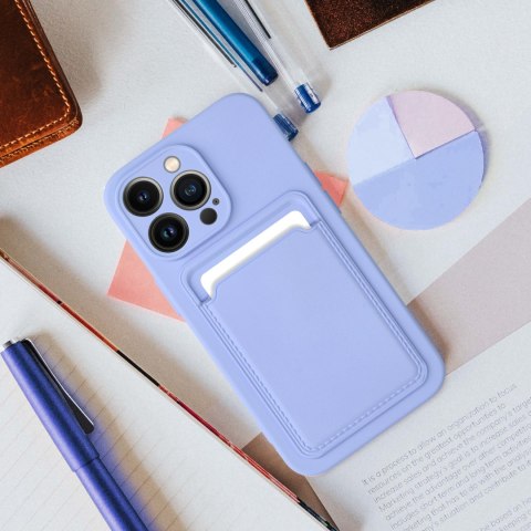 Etui na iPhone 15 PRO Card Case fioletowe