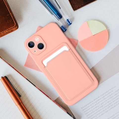 Etui na iPhone 15 PRO Card Case różowe
