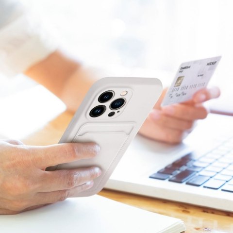 Etui na iPhone 15 PRO MAX Card Case białe