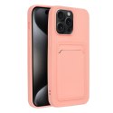 Etui na iPhone 15 PRO MAX Card Case różowe