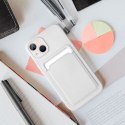 Etui na iPhone 16 PLUS Card Case białe