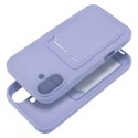 Etui na iPhone 16 PLUS Card Case fioletowe