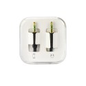 Kabel AUX Jack 3,5 mm (męski) do Jack 3,5 mm (męski) BOX 1m czarny