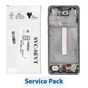 ServicePack Wyświetlacz LCD SAMSUNG A33 5G A336B GH82-28143A Black