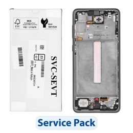 ServicePack Wyświetlacz LCD SAMSUNG A33 5G A336B GH82-28143A Black