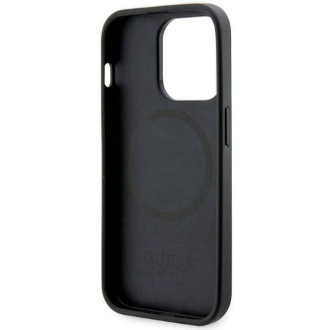 GUESS futerał do IPHONE 14 Pro GUHMP14LHGCFSEK (MAG GCUBE) czarny
