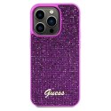 GUESS futerał do IPHONE 14 Pro Max GUHCP14XPMSDGSF (Disco Script Metal) fuksja