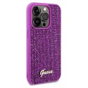 GUESS futerał do IPHONE 14 Pro Max GUHCP14XPMSDGSF (Disco Script Metal) fuksja