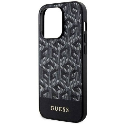 GUESS futerał do IPHONE 14 Pro Max GUHMP14XHGCFSEK (MAG GCUBE) czarny
