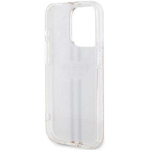 GUESS futerał do IPHONE 15 Pro GUHCP15LH4PSEGP (4G Gold Stripe) różowy