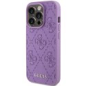 GUESS futerał do IPHONE 15 Pro GUHCP15LP4EPMU (Quilted 4G Classic) jasny fiolet