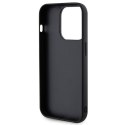 GUESS futerał do IPHONE 15 Pro GUHCP15LPSQSQSK (Quilted Metal Logo) czarny