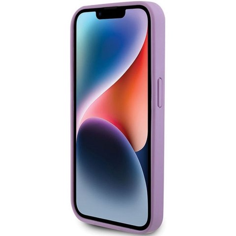 GUESS futerał do IPHONE 15 Pro Max GUHCP15XP4EPMU (Quilted 4G Classic) jasny fiolet