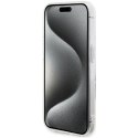 GUESS futerał do IPHONE 15 Pro Max kompatybilny z MagSafe GUHMP15XHFWFCT (Flowers Wreath) transparentny