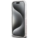 GUESS futerał do IPHONE 15 Pro Max kompatybilny z MagSafe GUHMP15XHGCUSTGP (IML GCUBE) różowy