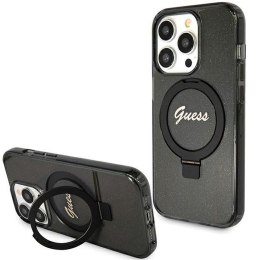 GUESS futerał do IPHONE 15 Pro Max kompatybilny z MagSafe GUHMP15XHRSGSK do iPhone 15 Pro Max (Kompatybilny z Magsafe / Glitter 