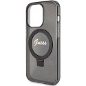 GUESS futerał do IPHONE 15 Pro Max kompatybilny z MagSafe GUHMP15XHRSGSK do iPhone 15 Pro Max (Kompatybilny z Magsafe / Glitter 
