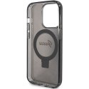 GUESS futerał do IPHONE 15 Pro Max kompatybilny z MagSafe GUHMP15XHRSGSK do iPhone 15 Pro Max (Kompatybilny z Magsafe / Glitter 